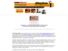 Tablet Screenshot of njdiningguide.com